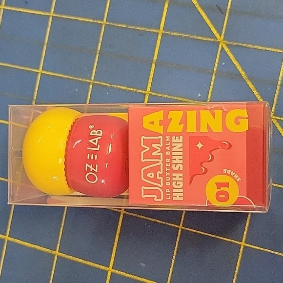 Jam Azing Lip Butter Balm High Shine 01 Raspberry Jam New - Picture 1 of 4